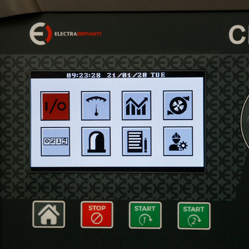 Picture of control panels for firefighting applications